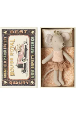 Maileg Prinsesse Mus, Lillesøster I Tændstikæske<Børn Bad, Leg & Interiør