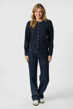 Neo Noir Puli Knit Cardigan 164838< Cardigans|Ammevenligt Tøj