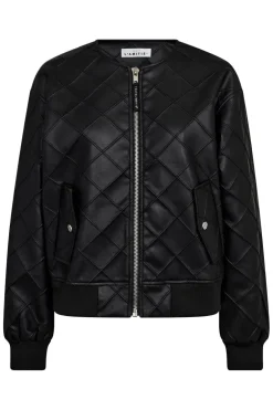 Haute L'Amitié Quilt Pu Bomber HL10262< Overtøj & Jakker