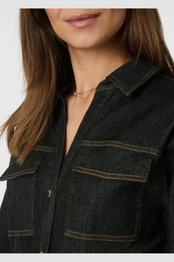 Rabia Denim Shirt 166018*Neo Noir Sale