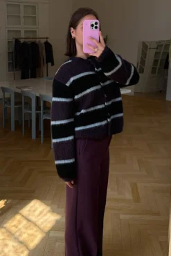 Rafaelmd Stripe Cardigan 58781*Modström Hot