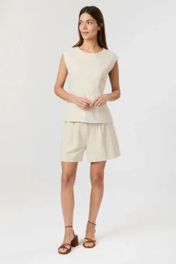 Rafli Ramie Top 165193*Neo Noir Outlet