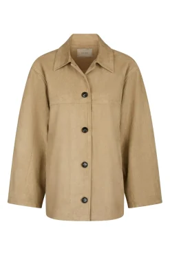 Ravina Faux Suede Jacket 167352*Neo Noir Outlet