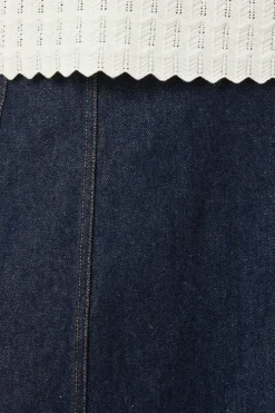 Neo Noir Raya Denim Skirt 164339< Nederdele