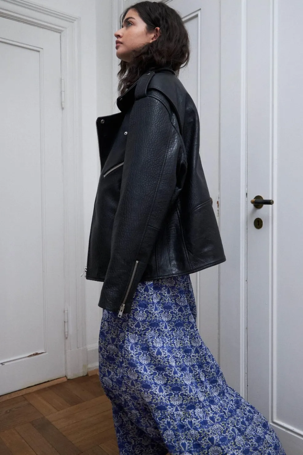 Rayll Leather Jacket Os90042-6001*Lollys Laundry Hot