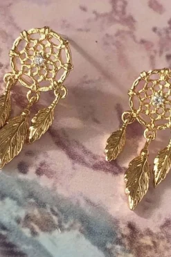 Øreringe Dream Catcher (1 Par)*Friihof+Siig Discount