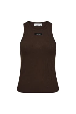 Haute L'Amitié Rib Badge Tank HL10011< T-Shirts & Toppe
