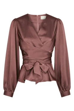 Neo Noir Rista Heavy Sateen Blouse 164803< Sæt 🛍️|Bluser & Skjorter