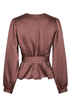 Neo Noir Rista Heavy Sateen Blouse 164803< Sæt 🛍️|Bluser & Skjorter