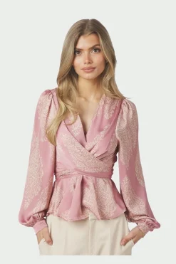 Neo Noir Rista Paisley Drop Blouse 166208< Bluser & Skjorter