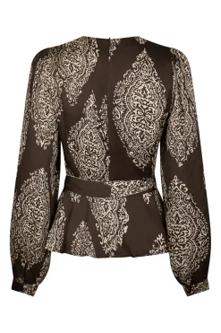 Neo Noir Rista Paisley Drop Blouse 166208< Bluser & Skjorter