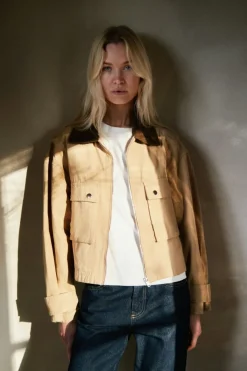 Neo Noir Rivera Canvas Boxy Jacket 164402< Overtøj & Jakker