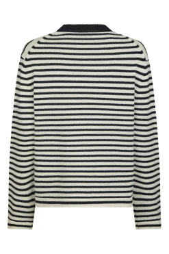 Neo Noir Rivi Stripe Knit Sweater 164957< Strik|Bluser & Skjorter