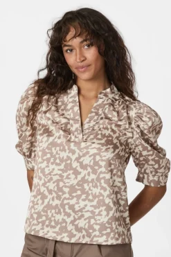 Neo Noir Roella Graphic Fade Blouse 165274< Bluser & Skjorter