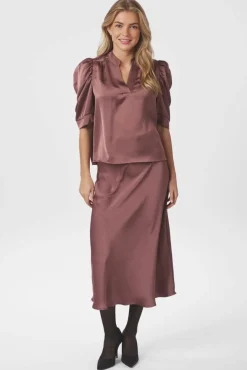 Neo Noir Roella Heavy Sateen Blouse 162590< Sæt 🛍️|Bluser & Skjorter