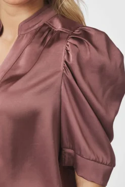 Neo Noir Roella Heavy Sateen Blouse 162590< Sæt 🛍️|Bluser & Skjorter