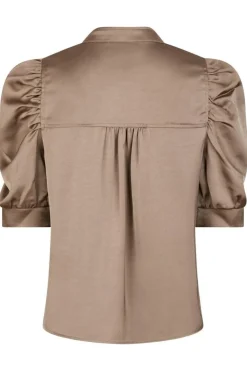 Neo Noir Roella Heavy Sateen Blouse 162590< Bluser & Skjorter|Sæt 🛍️