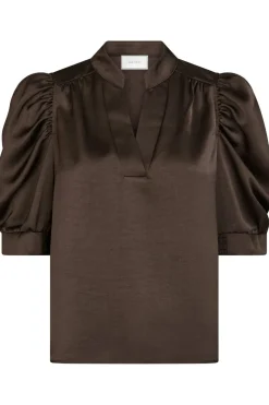 Neo Noir Roella Heavy Sateen Blouse 162590< Bluser & Skjorter
