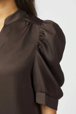 Neo Noir Roella Heavy Sateen Blouse 162590< Bluser & Skjorter