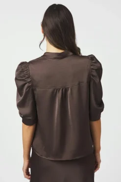 Neo Noir Roella Heavy Sateen Blouse 162590< Bluser & Skjorter