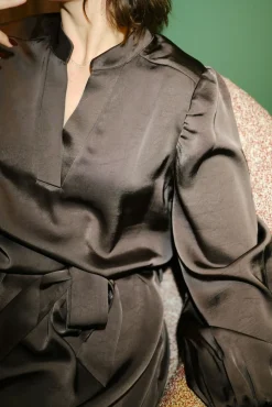 Neo Noir Rolana Heavy Sateen Dress 164533< Kjoler