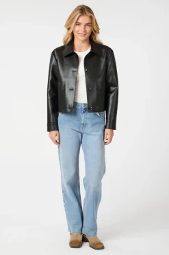 Romana Faux Pu Jacket 164349*Neo Noir New