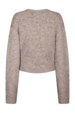 Ronia Fluffy Wrap Knit Cardigan 166619*Neo Noir Hot