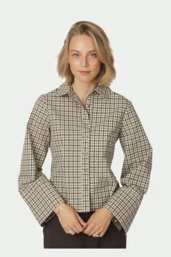Neo Noir Rosa Checked Shirt 167289< Bluser & Skjorter|Ammevenligt Tøj