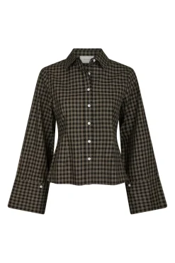 Rosa Mini Check Shirt 167089*Neo Noir New
