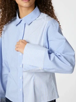 Neo Noir Rosa Mix Stripe Shirt 164481< Bluser & Skjorter|Ammevenligt Tøj