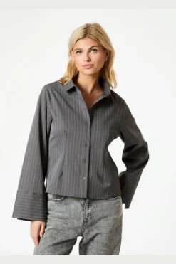 Neo Noir Rosa Pinstripe Shirt< Bluser & Skjorter|Ammevenligt Tøj