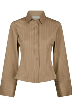 Neo Noir Rosa Pinstripe Shirt 163561< Bluser & Skjorter|Ammevenligt Tøj