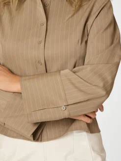 Neo Noir Rosa Pinstripe Shirt 163561< Bluser & Skjorter|Ammevenligt Tøj