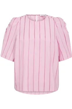 Rosalinacc Stripe Ss Blouse 35876*Co´Couture Discount