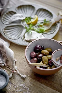 Rosamynthe Saltkar m/Ske, Rosa, Marmor*Bloomingville Hot