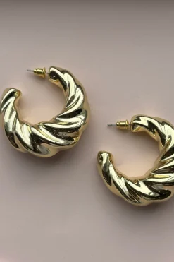 Mellow Moon Rose Earring< Øreringe