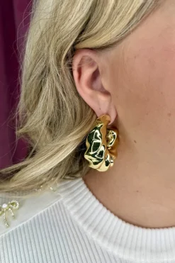 Mellow Moon Rose Earring< Øreringe