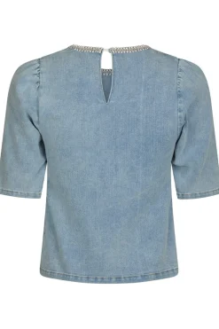 Rosia Denim Emb Top 165734*Neo Noir Hot