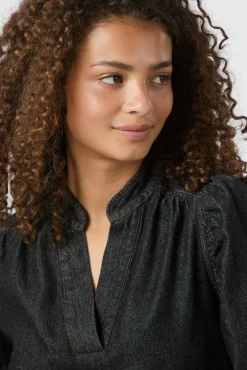 Neo Noir Rosslyn Denim Blouse 164285< Bluser & Skjorter