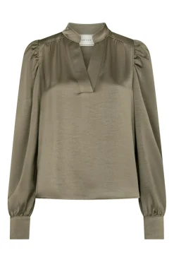 Rosslyn Heavy Sateen Blouse 163769*Neo Noir Hot