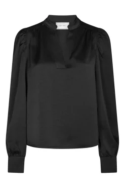 Neo Noir Rosslyn Heavy Sateen Blouse 163769< Bluser & Skjorter
