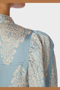 Neo Noir Rosslyn Paisley Drop Blouse 163976< Bluser & Skjorter