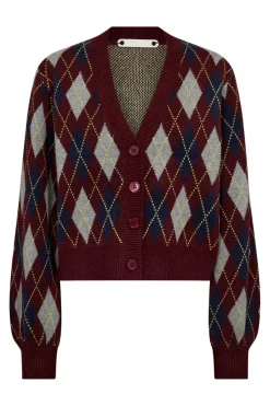 Rowcc Check Cardigan 32212*Co´Couture Sale