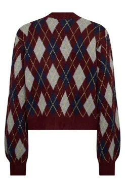 Rowcc Check Cardigan 32212*Co´Couture Sale