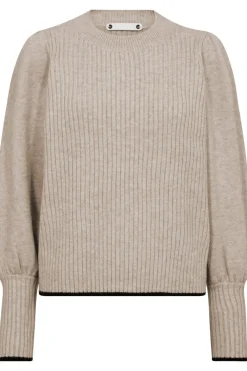 Co´Couture Rowcc O-Puff Knit 32137< Strik|Bluser & Skjorter