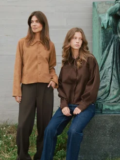 Rubby Faux Suede Jacket 166554*Neo Noir