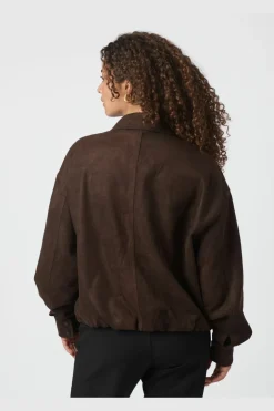 Rubby Faux Suede Jacket 166554*Neo Noir