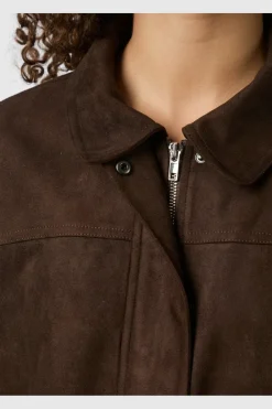 Rubby Faux Suede Jacket 166554*Neo Noir