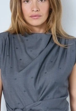 Co´Couture Sagacc Pleat Top 35760< Sæt 🛍️|T-Shirts & Toppe