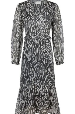 Neo Noir Saia Abstract Leo Dress 164414< Kjoler
